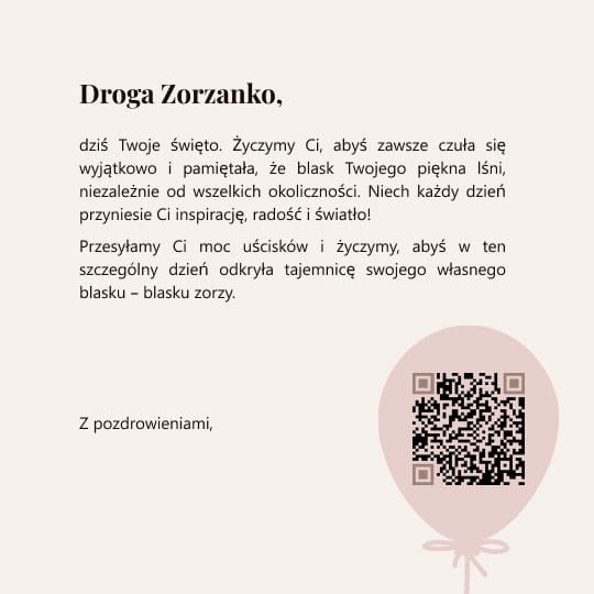 Kartka Urodzinowa – Różowa Lekkość życzenia.jpeg